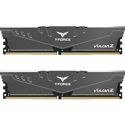 Team T-Force Vulcan Z 64GB Silver Heatsink (2 x 32GB) DDR4 3200MHz DIMM System Memory Team T-Force Vulcan Z 64GB Silver Heatsink (2 x 32GB) DDR4 3200MHz DIMM System Memory